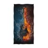 Electric Guitar Beach Towel, Microfiber Quick Dry Bath Towel for Travel Sport Spa, Sand Proof Absorbent Towels for Swimmers Teen