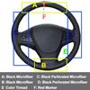 For BMW F25 X3 2011-2017 F15 X5 2014 Hand Sewing Car Steering Wheel Cover