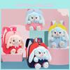 Rabbit Playful Plush Backpack For Children With Stylish Embroidery And Variety Color