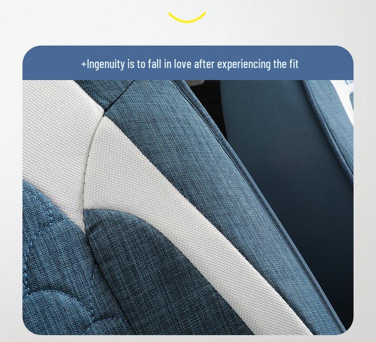 X492 Breathable Cotton Linen Car Seat Cushion for Dolphin MINI, Little Ant, Ice Cream, Punk, Dodo - Universal Fit