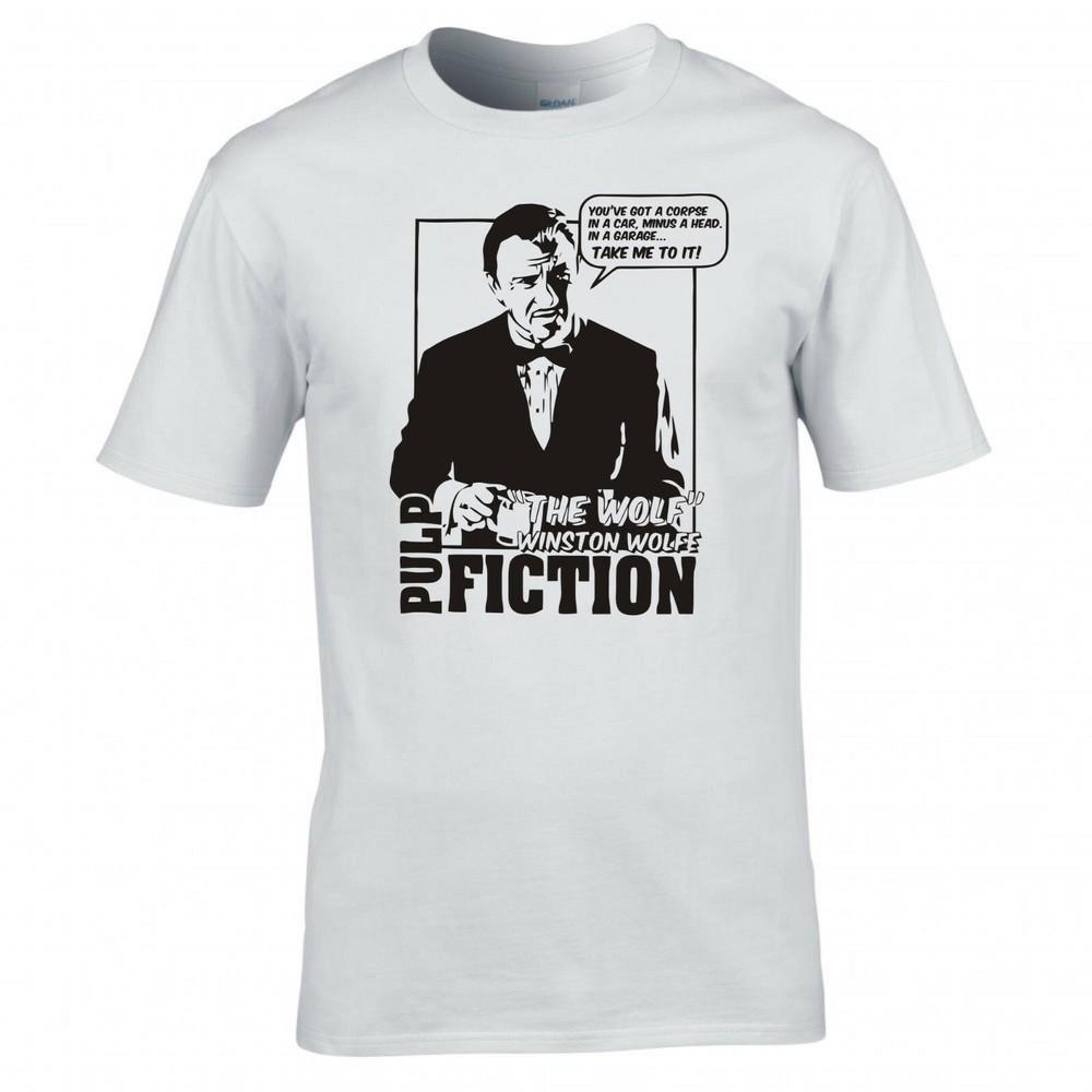 Inspiriert von Pulp Fiction Winston Wolfe Der Wolf T-Shirt