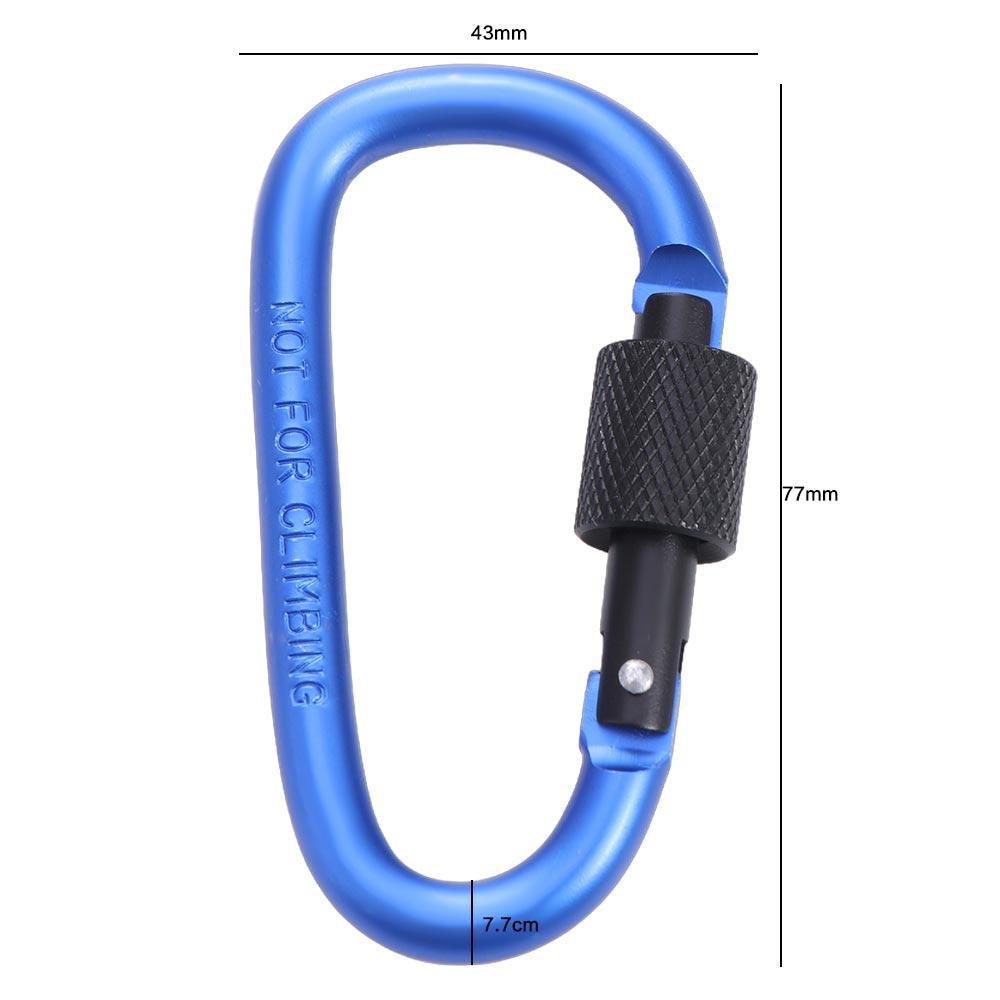 Key Holder D Shape Carabiners Tourist Hooks Carabiner Clip Fishing Carbin Buckle Water Cup Buckle