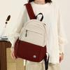 Women's Bag Outdoor Contrast Color Backpack Student Schoolbag Travel Bag
