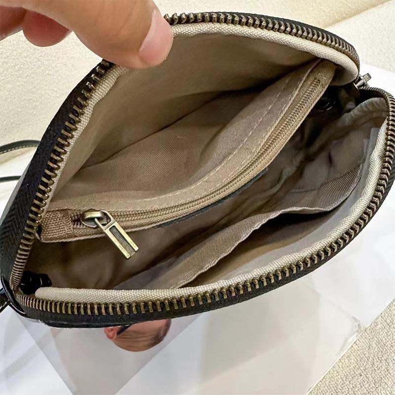 2025 New Trendy Genuine Leather Women's Bag Fashion Retro Shell Bag Crossbody Bag Shoulder Bag