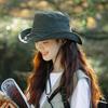 Quick-drying Drawstring Bucket Hat Women's Summer UV Protection Sun Hat Foldable Sun Protection Hat Outdoor Mountaineering Hat Men