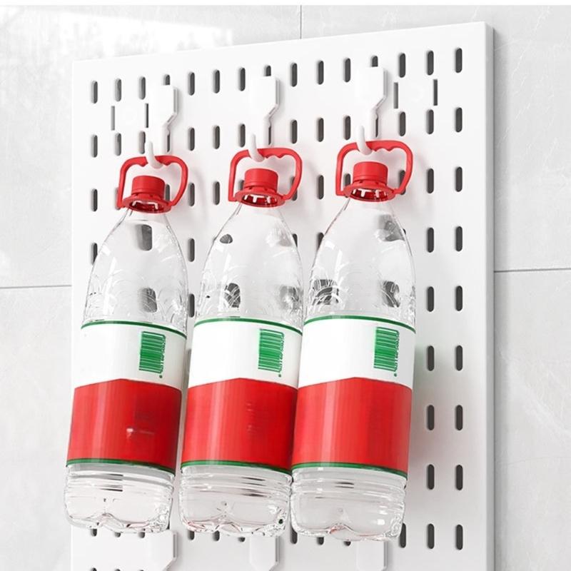Space Saving Pegboard Shelving System Pegboard Accessories For Home Office Bathroom Organization Waterproof Wall Rack