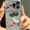 Funny Animal Suitable for Apple 11 Mobile Phone Case 11 Suitable for 11promax 11 Large Hole Soft Case 11pro Transparent 11