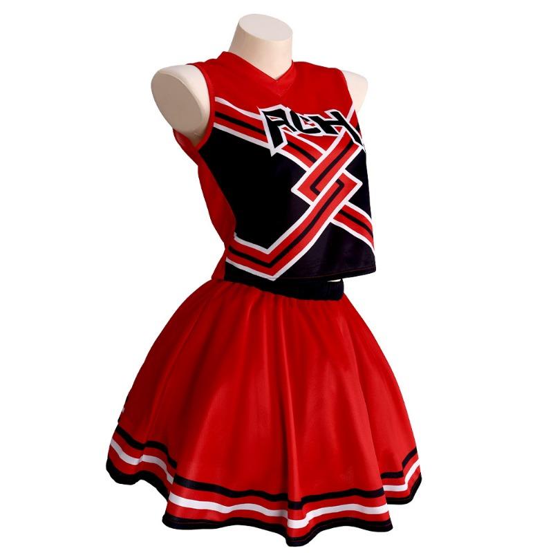 Movie Glamorous Beautiful Girl Cheerleading Uniform Competition Dance Performance