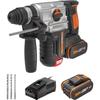 Worx Nitro - Cordless Brushless Hammer Drill - 20v-4ah - Wx380