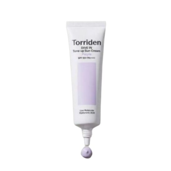 

Torriden Dive‑In Purple Tone‑Up Sun Cream SPF50+ PA++++ 60ml