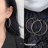 Sterling Silver Large Hoop Earrings for Women: 2025 Trendy European and American Style