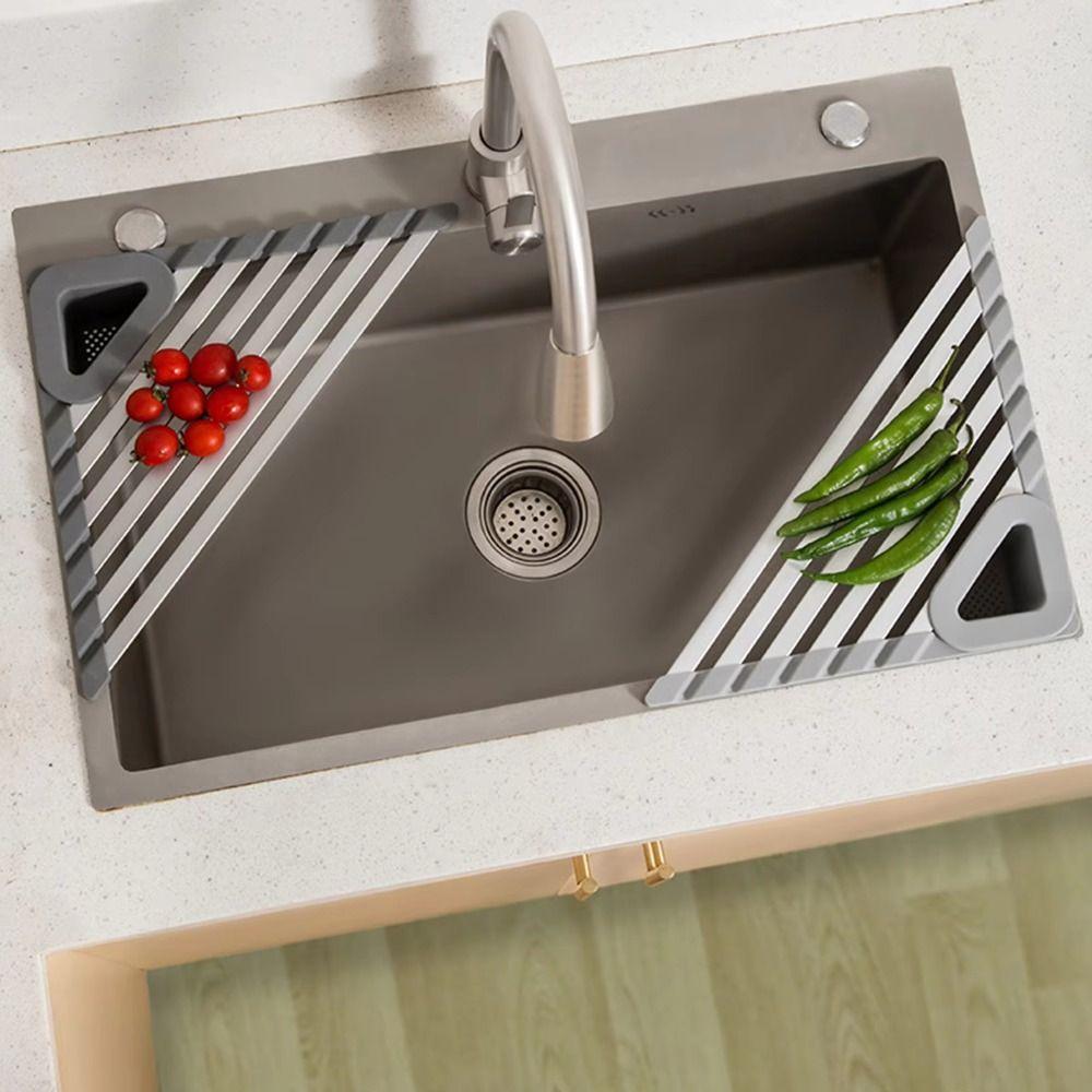 Triangular Storage Rack Organizer Wear-resistant Water Filter Durable Sink Storage Rack  Kitchen