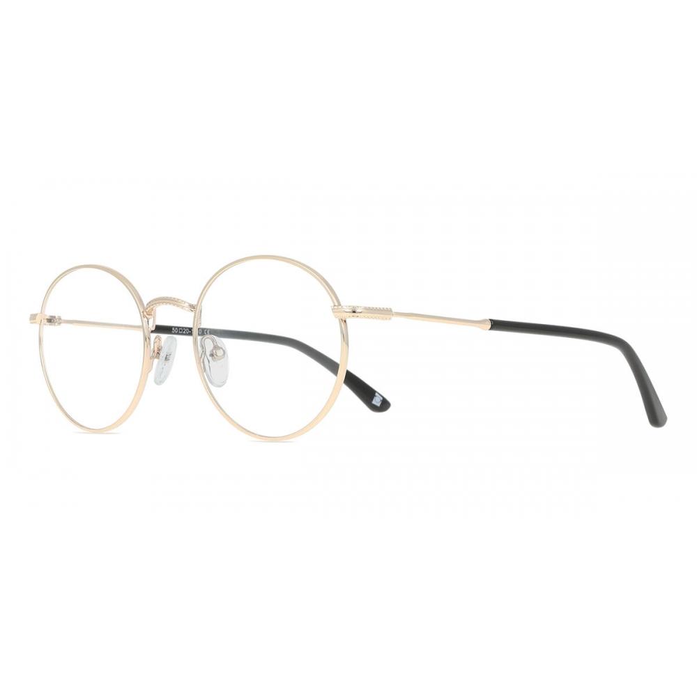 Full Rim Round Gold Smartbuy Collection Chen 919b Fashion Women Eyeglasses