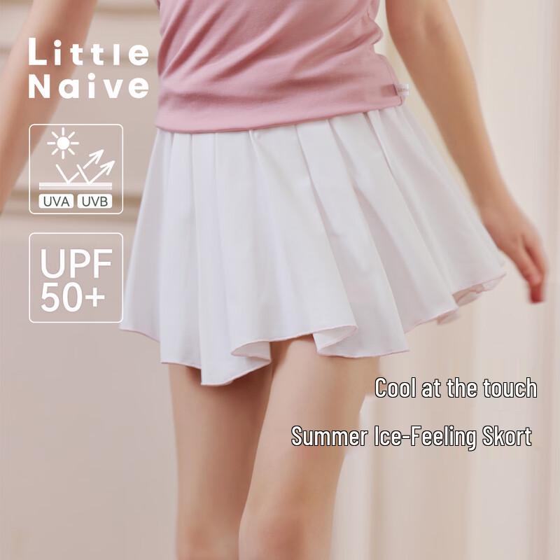 Little Naive Girls  Summer Faux Two-Piece Athletic Skort 110
