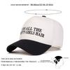 Unisex PRETTY GIRLS HAIR Letter Embroidery Baseball Caps Spring Autumn Outdoor Adjustable Casual Hats Sunscreen Hat Sports Cap