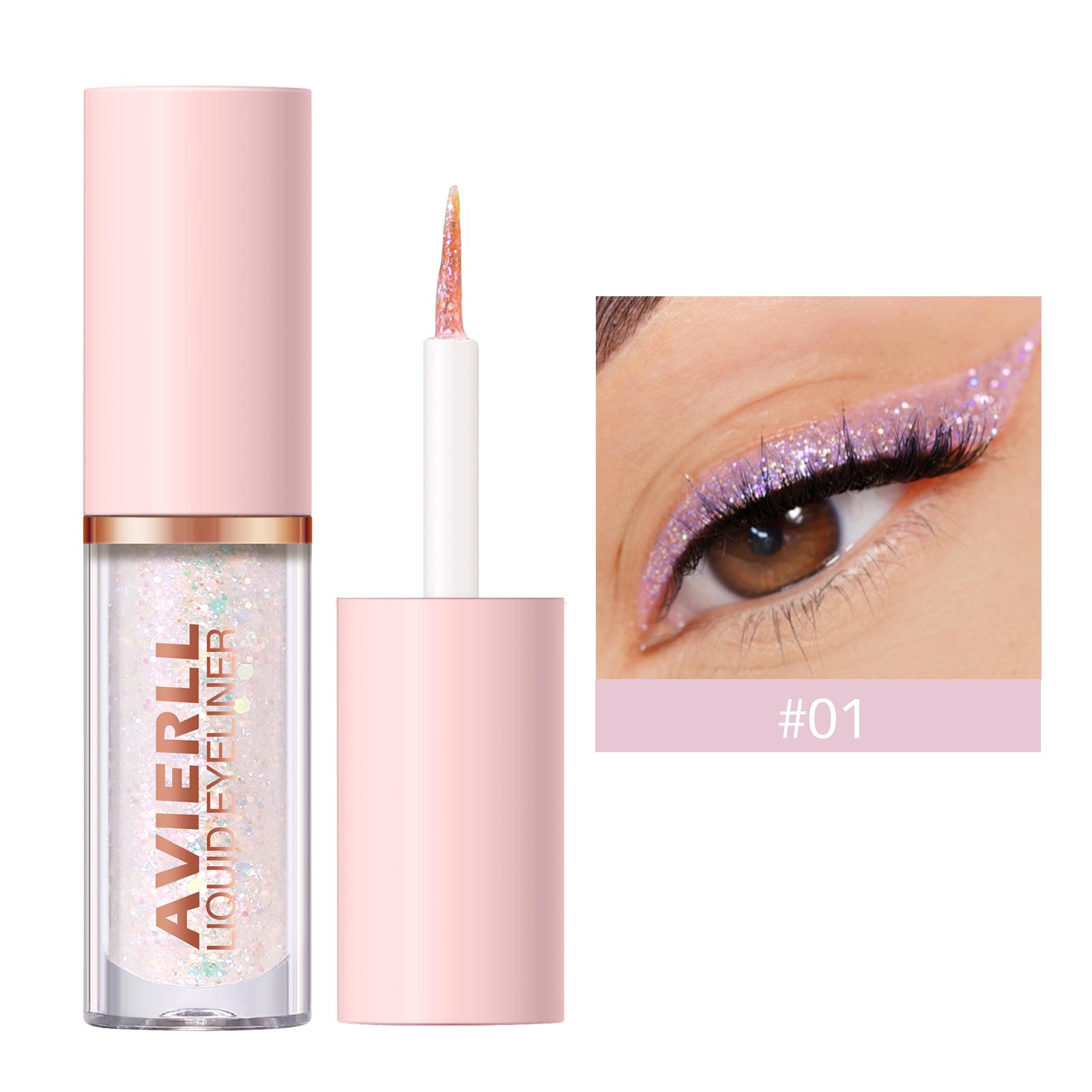 

Glitter Liquid Eyeliner Pen - Long-Lasting, Smudge-Proof, Waterproof, Fast-Drying, Easy-to-Use Eye Makeup with Golden Colour To Full Size