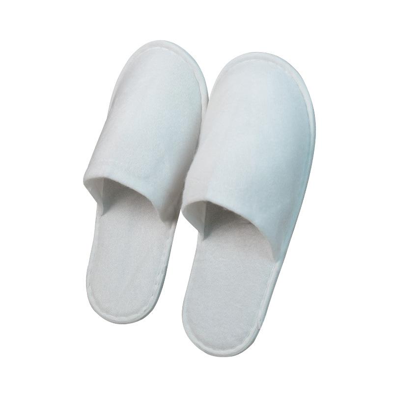 

10 Pairs SPA Disposable Slippers For Hotel Home Floor Indoor Guest Beauty Salon Non-slip Big Size White Grey Unisex 33