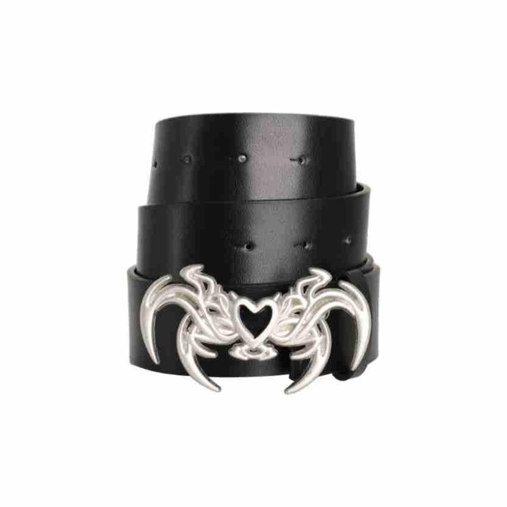 Irregular Buckle PU Leather Belt Retro Gothic Jeans Waistband Designer Belts For Women Men