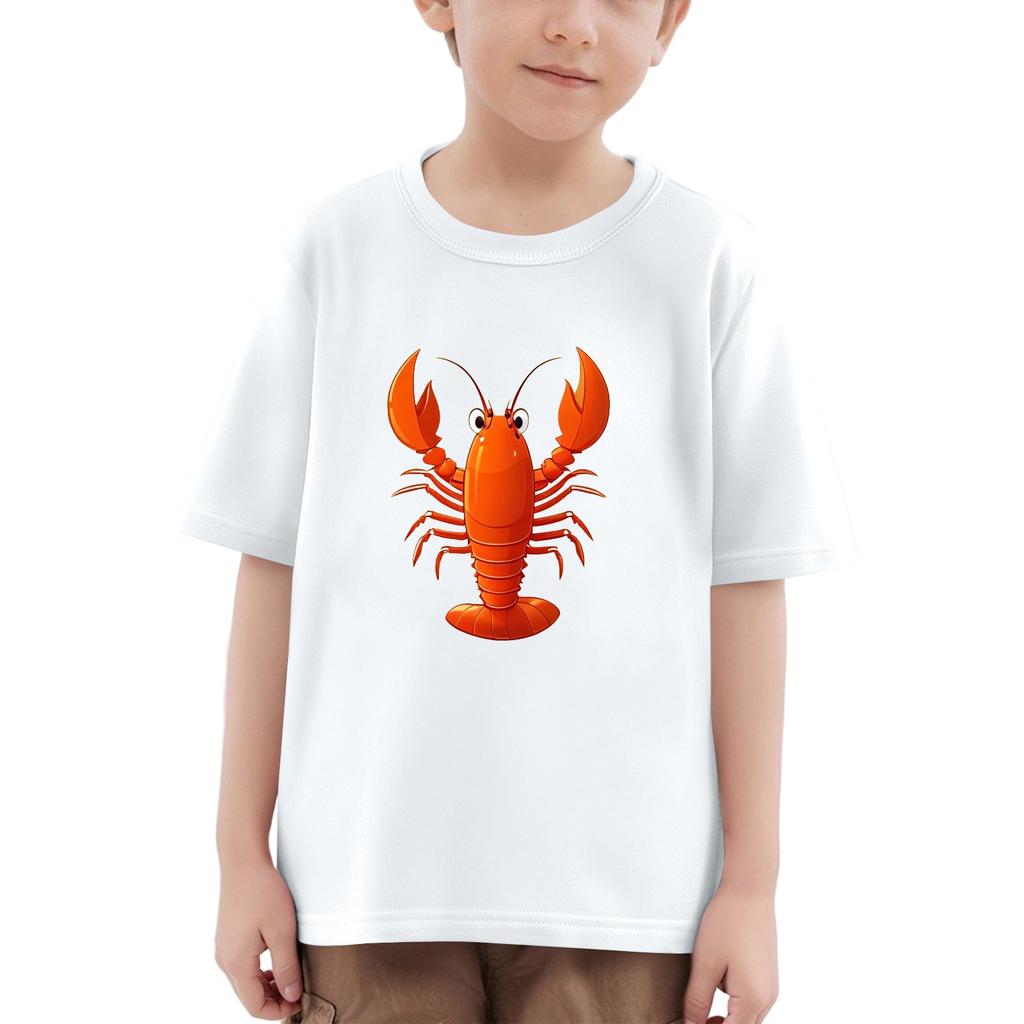 Children's Short Sleeve Neck T-Shirt Animal Print Daily Casual Top