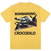 Bombardiro Crocodilo Funny Italian Brainrot Meme T Shirt Humor Fashion Hip Hop Men Women T Shirts Oversized Cotton Casual Tees