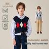 YEEHOO Boys' College Style Wool Blend Knitted Vest