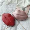 Women Lip Shape Plastic Party Evening Purse with Chain Small Coin Bag Phone Pouches Candy Color Shoulder Crossbody Bag
