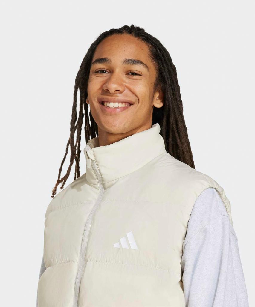Adidas Climawarm 3-Stripe Puffer Down Vest - Ivory / Jm4079
