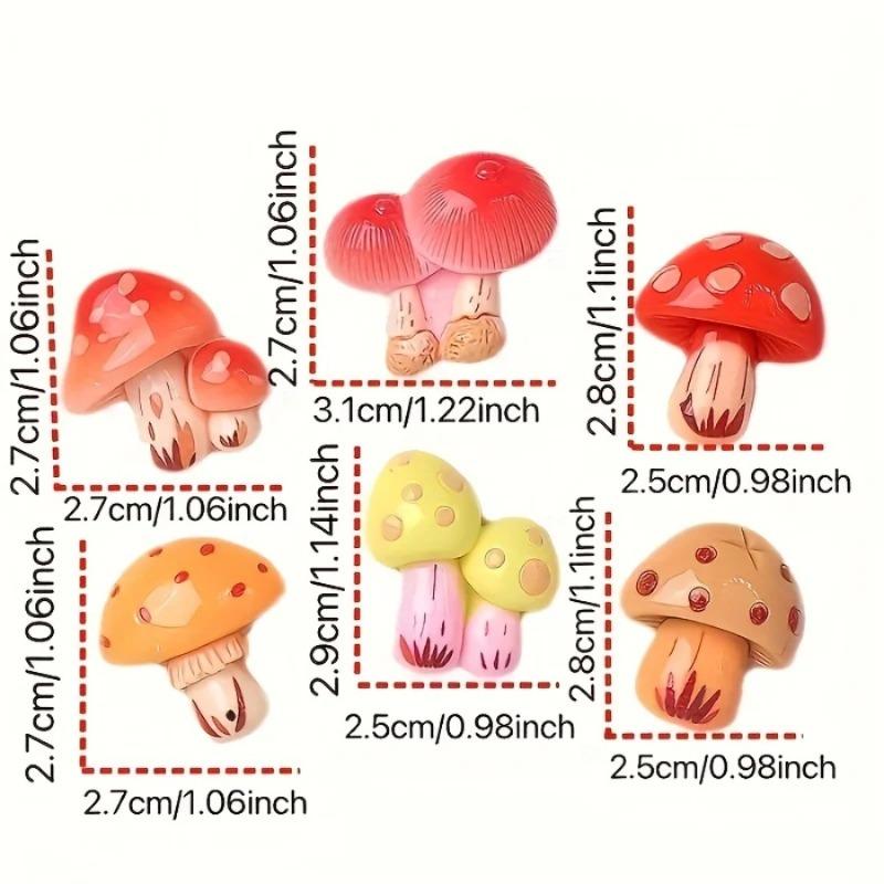 Zestaw 5 magnesów na lodówkę w kształcie grzybów Urocze Kreatywne Dekoracyjne Magnesy do Kuchni Biura Tablicy Magnetycznej Szafki Lodówki Zmywarki