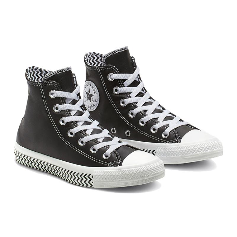 Converse Chuck Taylor All Star Comfortable Casual High-Top Espadrilles Women's Black & White