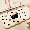 Cartoon-Druck Badezimmer Kaschmir Verdickungsmatte Bad Rutschfeste Teppiche Im Waschbecken Badewanne Boden Teppich Duschraum Fußmatte Memory Foam 3D Pad