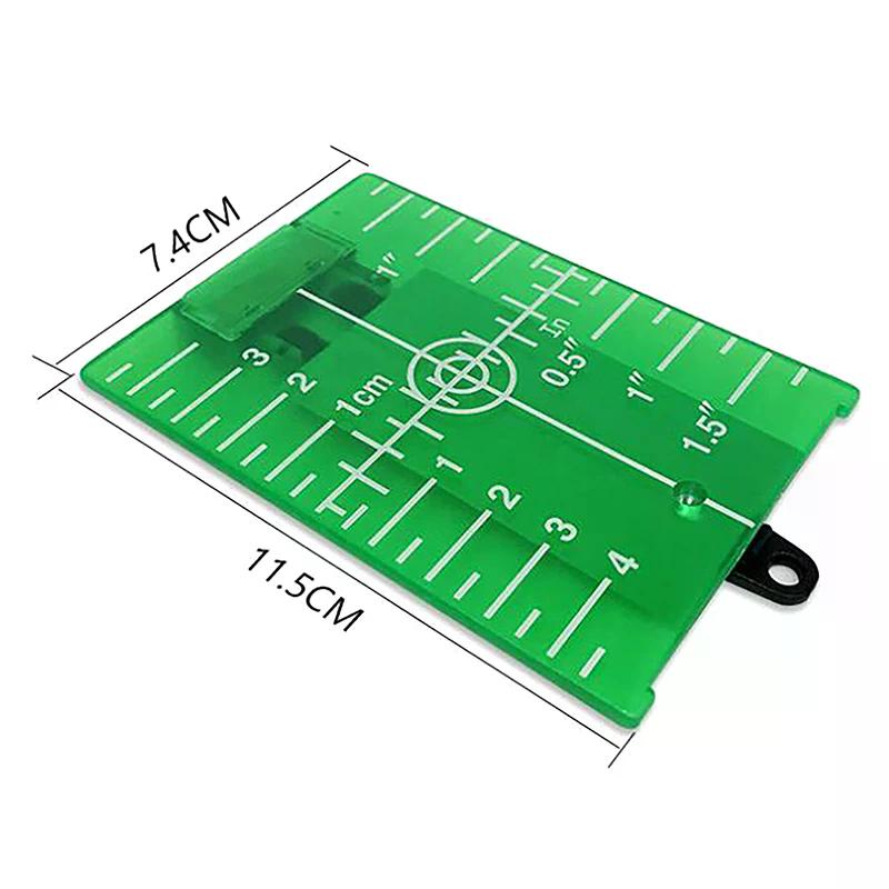 Plastic Lase Target Card Plate For Green Red Lase Level For Line Lasers Reflective Magnetic Plate Laser Target