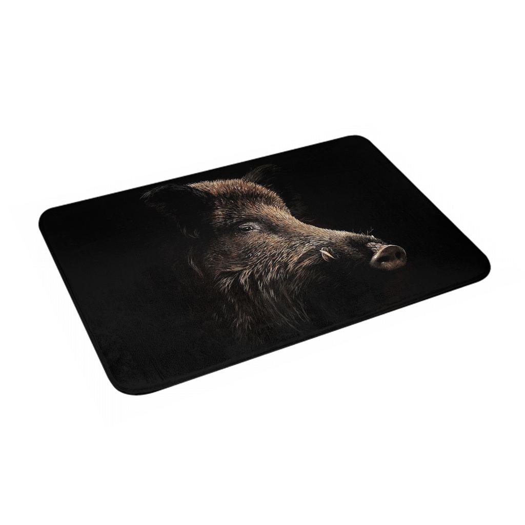 Wild Boar Doormat Anti-Slip Entrance Bath Kitchen Door Floor Mat Toilet Rug Carpet Footpad