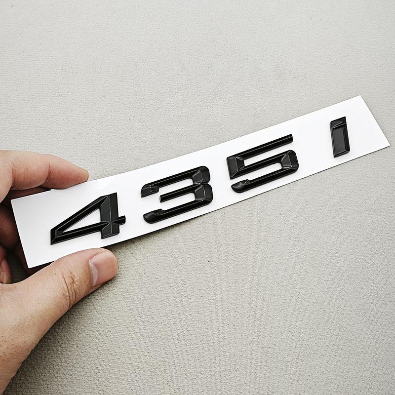 

3D ABS Car Letters Logo 440i 435i Badge Sticker Rear Trunk Emblem For BMW 4 Series 435i 440i F32 F33 F36 Tail Marking Accessory