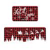 Cross-border Christmas Holiday Anti-Slip, Dirt-Resistant Kitchen Floor Mats – Long, Oil-Absorbing, Decorative Door Foot Mats
