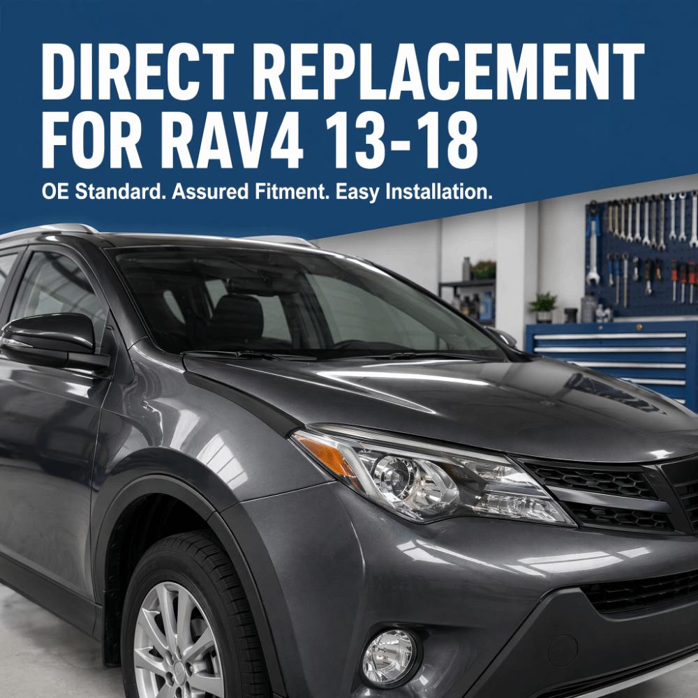 Schwarzer Motorabdeckungsstreifen Dichtung für die vordere Motorhaube für RAV4 2013-2018 Staubschutz