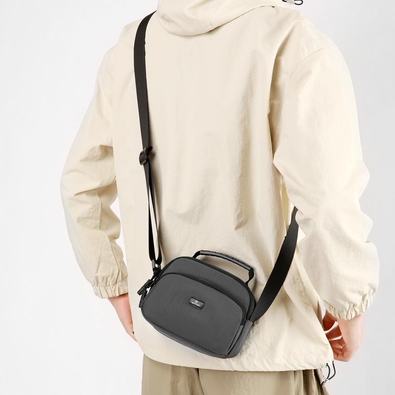Mini Small Bag Men's Mobile Phone Bag Shoulder Crossbody Handbag Oxford Bag