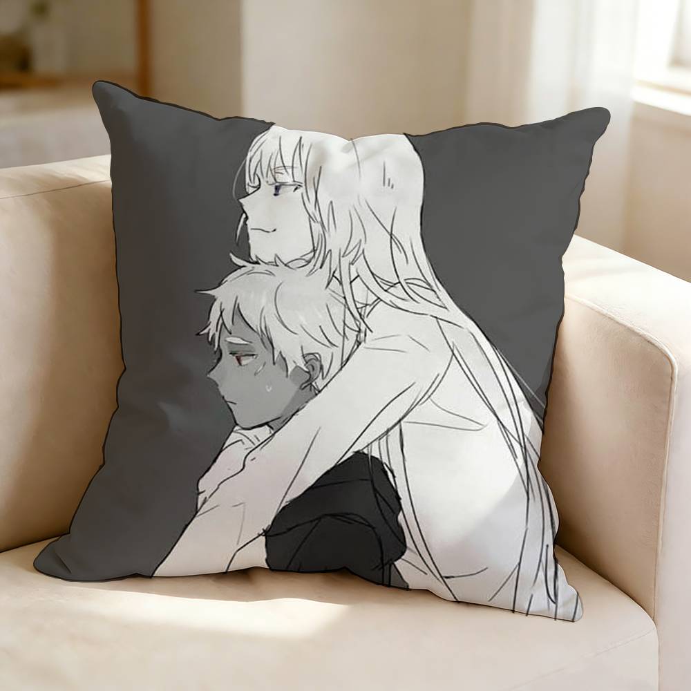 Action Anime J-Jormungand K-Koko Hekmatyar  Square Double-Sided printed Pillow Case Bedroom Bedside Pillow Sofa Cushion Cover