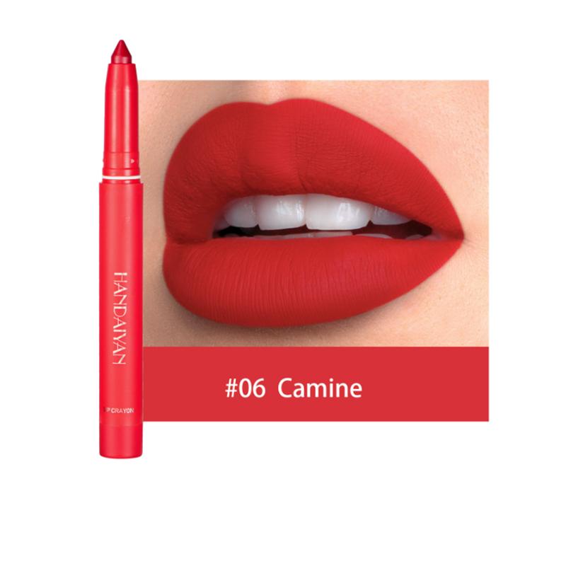 12 Kolorów Nawilżająca Aksamitna Szminka Jedwabista Szminka Narzędzie do Szminki Piękno Wodoodporny Makijaż Usta Automatyczna Kredka Konturówka Maskarada