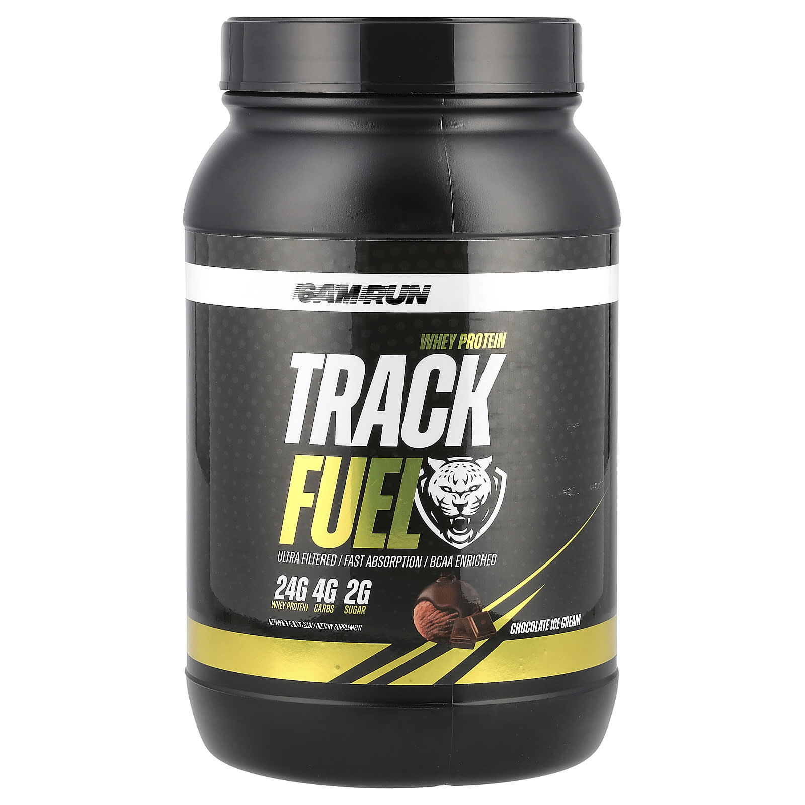 

6AM Run, Track Fuel, Whey Protein, Chocolate Ice Cream, 2 lb (907 g)