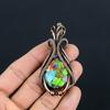 Multi Copper Spiny Oyster Gemstone Handmade Copper Wire Wrap Jewelry Gorgeous Pendant For Women