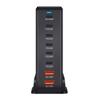 Multiports Charging Station with 286W Output, 6 USB C and 2 USB Slot Desktop Charging Holder Stand for Tablet Phones