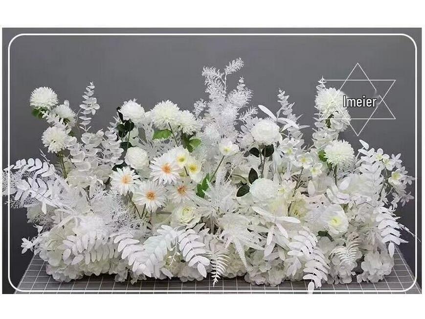 Artificial Eucalyptus Flower Row for Wedding Aisles & Engagement Backgrounds