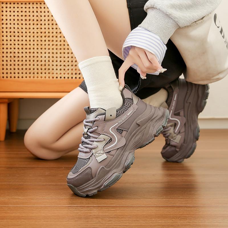 Winter New Breathable Dad Shoes Female Student Casual Shoes Platform Running Shoes Female 2