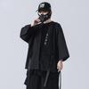 Japanese Traditional Black Kimono Cardigan Diablo Samurai Ninja Cosplay Suit Chinese Hanfu Style Coat Streetwear
