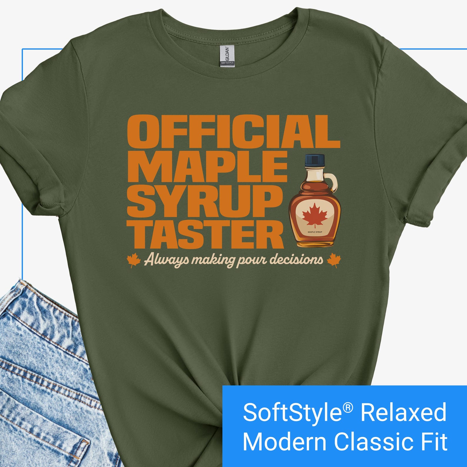 Maple Syrup Shirt, Funny Maple Syrup T-Shirt, Maple Syrup Day Tshirt, Vermont Humor Tee, Witty Foodie Gift, Unique Maple Syrup Lover Shirt S