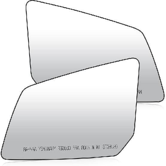 New Passenger Right Side Heated Mirror Compatible With GMC Acadia Chevy Traverse Saturn Outlook Replacement For 15951928, 25990004, 30223, 80223,