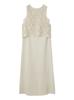 Mira Owen Crochet Knit Layered Cami Dress 09WFO252106IVR1