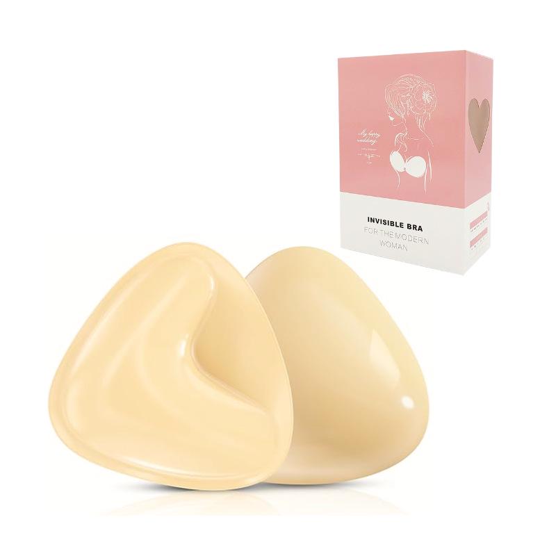 Double-Sided Silicone Nipple Covers & Push-Up Bra Inserts for Deep V Swimsuits