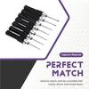 A34R For RC Helicopter Model Airplane Computer Clock, Remote Control Black Handle Hex Screwdriver Tool Set Repair Tools