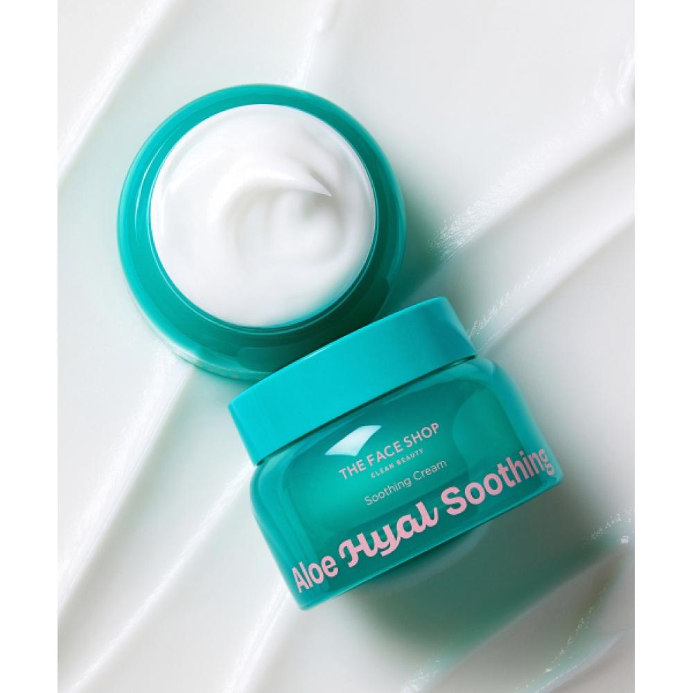 The Face Shop Aloe Hyaluronic Acid Soothing Cream 60ml